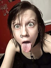 Sexual older mademoiselle takes off sexy clothes