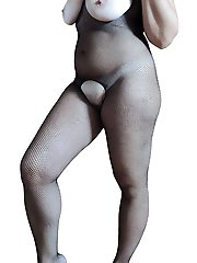 A night in the club in a catsuit