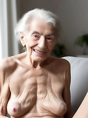 Charming older dames are posing seminaked