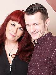 British mature lady doing her toy boy