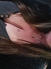 Lady is baring it all on pictures